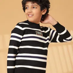 Albion By CnM Boys Striped Woollen Pullover image 5