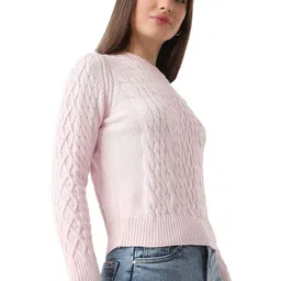Kraus Jeans Women Cable Knit Pullover Sweater image 4