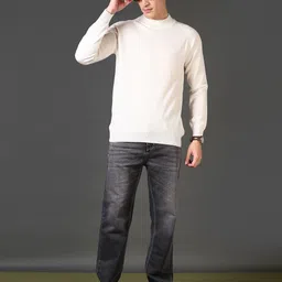 V-Mart Men Turtle Neck Pullover Cotton Sweater image 3