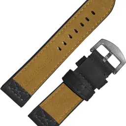 DBLACK [CROXX] Thick Strap Design, Matte Finish, Premium 26 mm Genuine Leather Watch Strap image 2