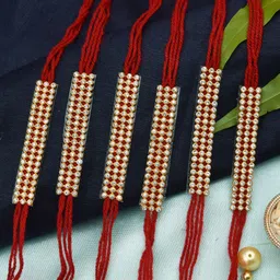 the youth fashion Designer Rakhi Gift for Bhai| Bhai Rakhi | Fancy Rakhi | Designer Rakhi| Mauli Thread Rakhi Set-picture-10
