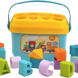 uhsnaj Baby and Kids First Block Shape ABCD Shape Learning Activity Box Toy for Kids-picture-23