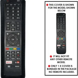 gizmofreaks Pouch for VU Smart TV Remote Control No. EN3C39V - Protective PU Leather Holder Cover Case image 3