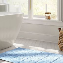 MASPAR Color Art Slab Blue Cotton 1634 GSM Bath Rug-picture-12