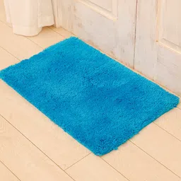 Ariana Blue Texture 1600GSM Bath Rugs-image-43