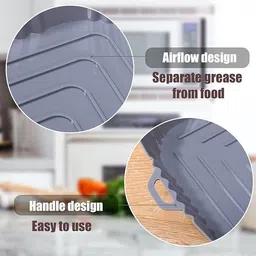 sunpantry Air Fryer Liners Silicone Air Fryer Liner Reusable Airfryer Tray image 3