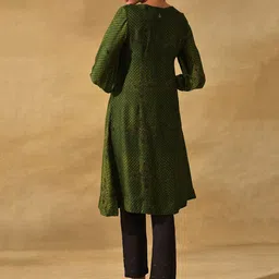 W The Folksong Collection Women Ethnic Motifs Printed Indie Prints Kurta image 2