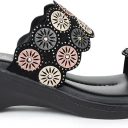 ladoo's Women Wedges Sandal image 2