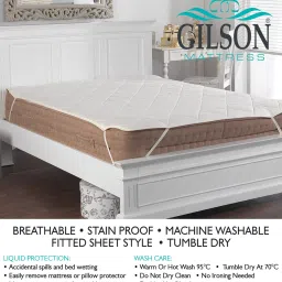 gilson Valencia (78x72) Polyester King Size Mattress Protector image 5