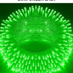 spark world 58 LEDs 15.5 m Green Steady Bulb Rice Lights image 1