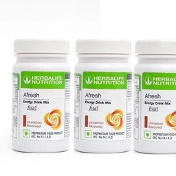 herbalife Afresh Energy Drink Powder Plant-Based ProteinÂ Â (150 g, CINNAMON) Nutrition Drink-picture-17