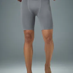 technosport Solid Men Grey Tights image 1
