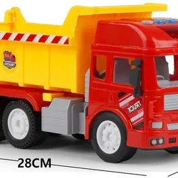 shipease Dumper Construction Toy with Lift Up The Bucket Light Sound Dump Truck for kids image 2