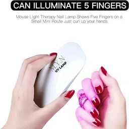 myn N.TIPS+SLIPS , Poly Gel, Poly Brush, UV Lamp, Nail Clip & Buffer Manicure Set image 3