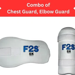 svs Combo of Cricket Chest Guard and Cricket Elbow Guard Cricket Chest Guard image 1