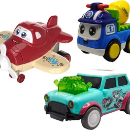 vaniha Unbreakable Four-Wheel Drive Friction Powered Diecast Toy Set-K66-picture-16