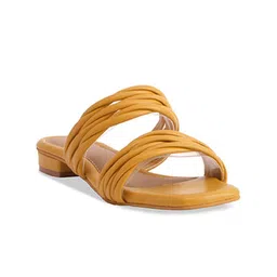 ERIDANI Braided Open Toe Flats-image-0