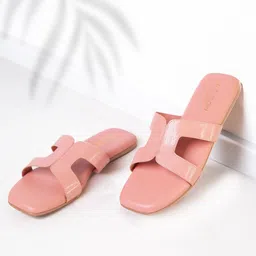 Monrow Open Toe Flats image 5