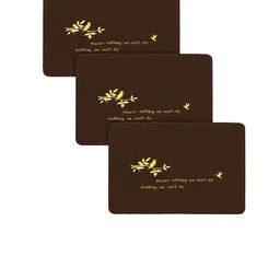 Kuber Industries Brown & Yellow 3 Pieces Printed Anti-Skid Microfiber Doormats image 5