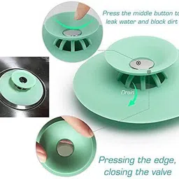 sonani cone Sewer Sink Sealer Cover Drainer Stopper with Hair Catcher 1163 Vessel Sink Vessel Sink image 3