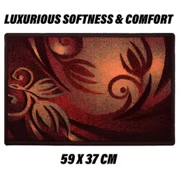 Kuber Industries Brown 2 Pcs Anti-Skid Doormat image 5