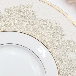 Dakshya Industries Yellow 2-Pieces Round Kitchen Table Placemats image 3