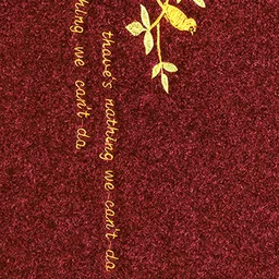 Kuber Industries Maroon Printed Anti-Skid Doormat image 3