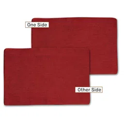 FABURAA Brick Red 2 Pieces Jute Table Placemats image 2