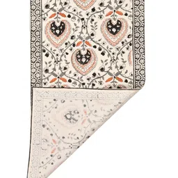 BLOCKS OF INDIA 7 Pcs Beige & Brown Printed Pure Cotton Table Placemats & Runner image 5