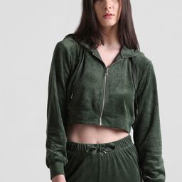 ONLY Hooded Crop Front-Open Sweatshirt-picture-16