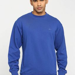 Basics Comfort Fit Round Neck Non Brushed Fleece Hooded Cotton Pullover Sweatshirt-picture-33