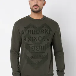 Mufti Men Printed Pure Cotton Sweatshirt-picture-37