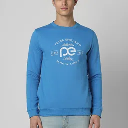 Peter England Casuals Typography Printed Pullover Sweatshirt-image-49