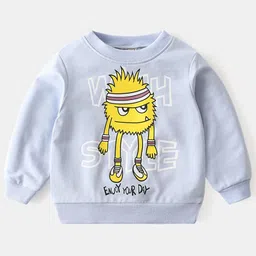 StyleCast Kids Printed Round Neck Long Sleeves Cotton Sweatshirt-picture-35