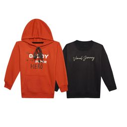 mack jonney VIMAL JONNEY Kids Pack Of 2 Printed Hooded Pullover Sweatshirts-picture-43