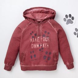 Ed-a-Mamma Boys Red Printed Hooded Sweatshirt-picture-10
