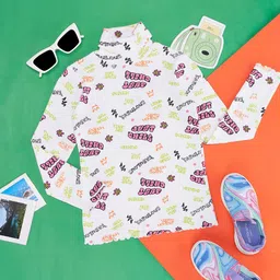 Pantaloons Junior Girls Typography Printed Sweatshirt-image-67