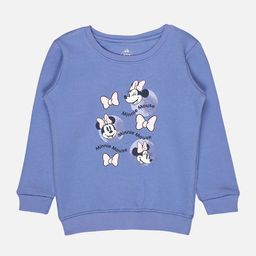 Bodycare Kids Girls Minnie Mouse Printed Fleece Sweatshirt-picture-21