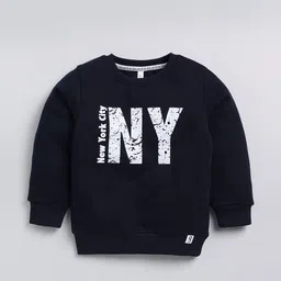 Ginie Boys Typography Printed Round Neck Pullover Sweatshirt-picture-31