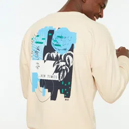 Trendyol Graphic Printed Pullover Sweatshirt-picture-32