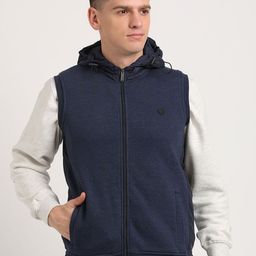 Turtle Sleeveless Hooded Front-Open Sweatshirt-picture-35
