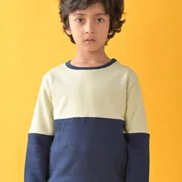 Anthrilo Boys Colourblocked Straight Pullover Sweatshirt-picture-51