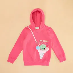 Pantaloons Junior Girls Graphic Printed Cotton Sweatshirt-picture-51