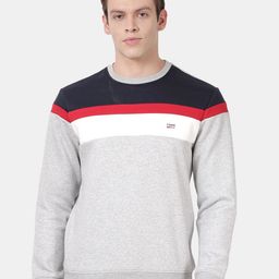 t-base Colourblocked Round Neck Sweatshirt-picture-5