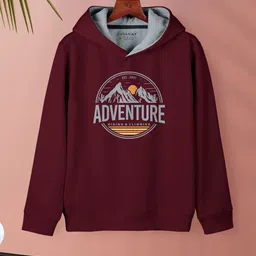 HELLCAT Girls Printed Hooded Pullover Sweatshirt-image-59
