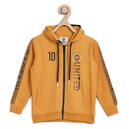 Alan Jones Boys Typography Printed Hooded Sweatshirt-picture-35