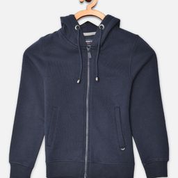 Crimsoune Club Girls Navy Blue Hooded Sweatshirt-picture-49