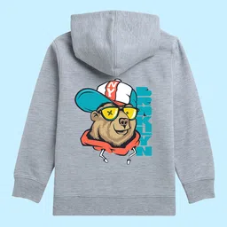 NUSYL Kids Dog Printed Hooded Pullover Sweatshirt-picture-39