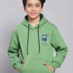 Monte Carlo Boys Typography Printed Hooded Long Sleeves Pullover-picture-31