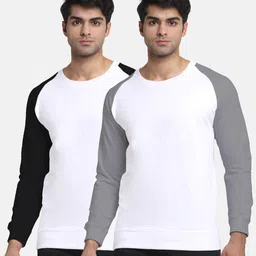 Friskers Men Pack of 2 Solid Sweatshirts-image-75